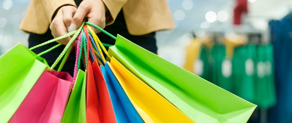 colorful shopping bags